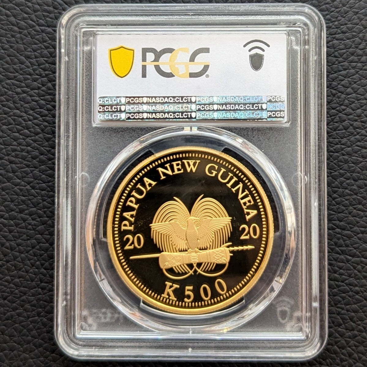 金貨【最高鑑定 2020年 極楽鳥金貨 PCGS PR70DCAM 鑑定 】パプアニューギニア 500K パラダイスバード 純金 31.1g 1oz 説明書 木製箱付き