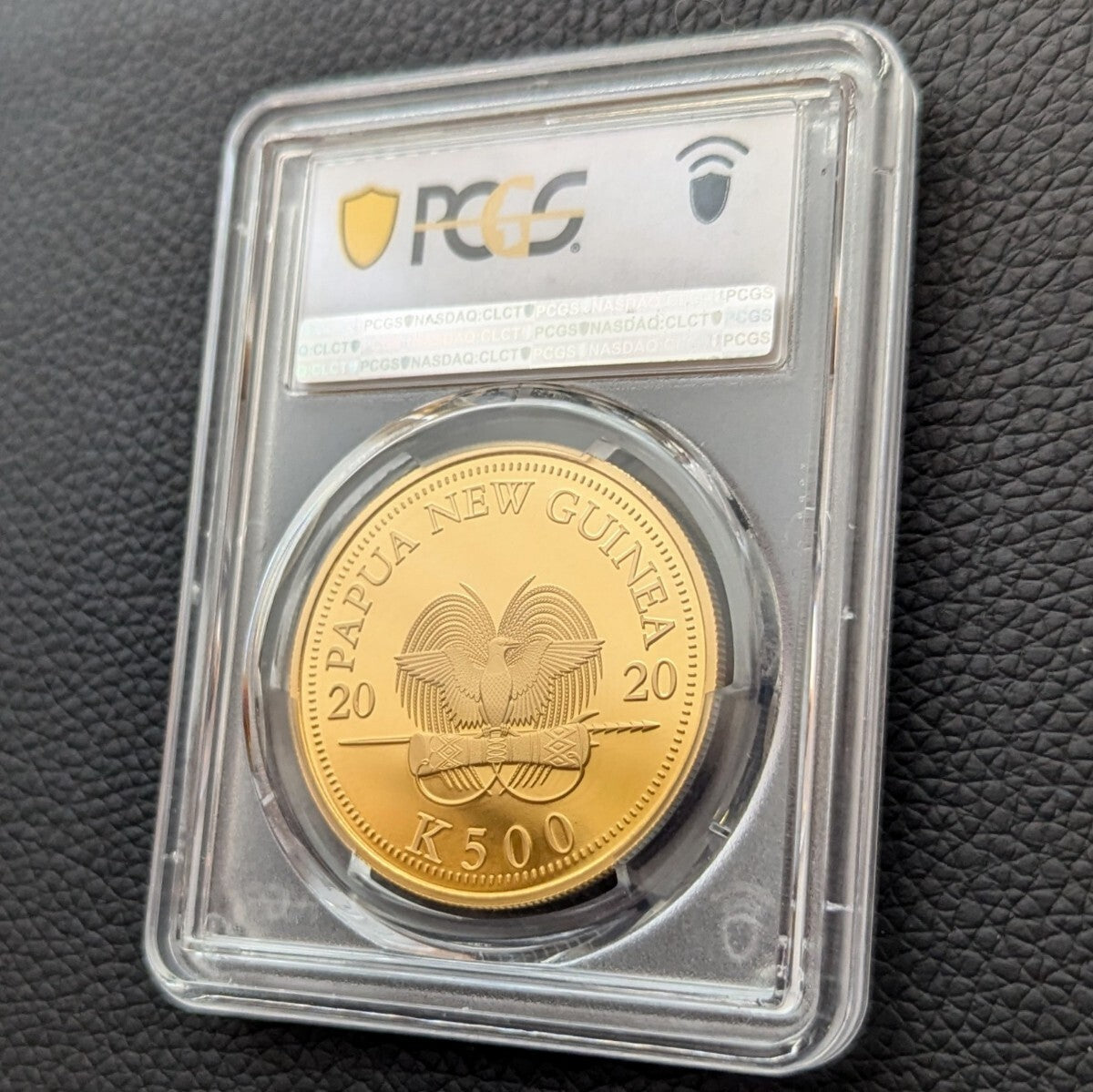 金貨【最高鑑定 2020年 極楽鳥金貨 PCGS PR70DCAM 鑑定 】パプアニューギニア 500K パラダイスバード 純金 31.1g 1oz 説明書 木製箱付き