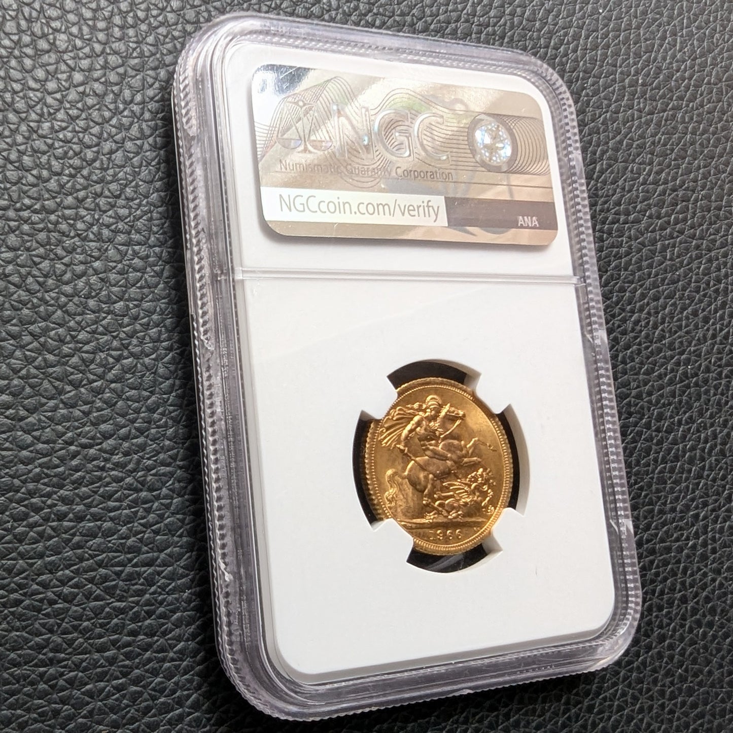 1966年 イギリス ヤングヤング エリザベス二世女王 1ソブリン金貨 1SOV ロイヤルミント 鑑定 NGC MS65 ゴールドコイン