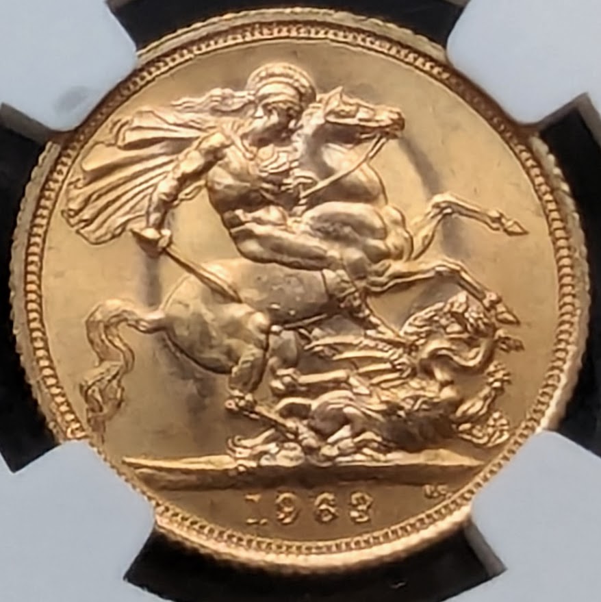 1963年 イギリス ヤングヤングエリザベス 1ソブリン金貨 1SOV ロイヤルミント 鑑定 NGC MS64 ゴールドコイン ヤングヤング