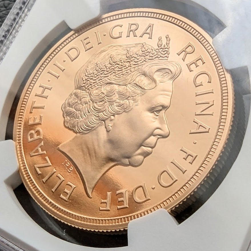 金貨 最高鑑定 NGC PF70UC イギリス 2008年 エリザベス女王 5ソブリン 5ポンドプルーフ金貨 5Sov 英国ロイヤルミント –  アンティーク奈良