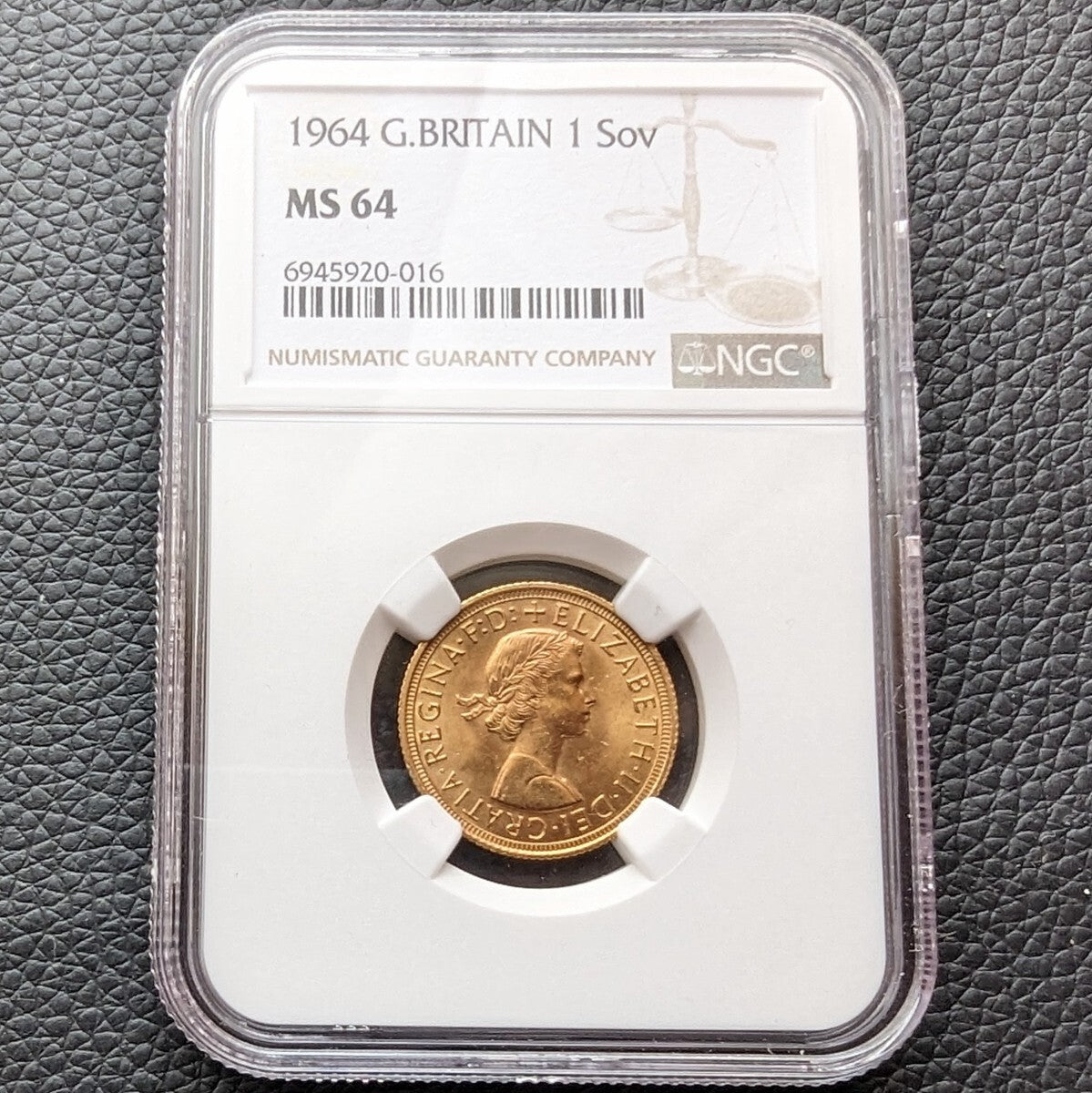 金貨 鑑定 1964年 イギリス ヤングヤング エリザベス二世女王 1ソブリン金貨 1SOV ロイヤルミント 鑑定 NGC MS64 ゴール –  アンティーク奈良 - 硬貨