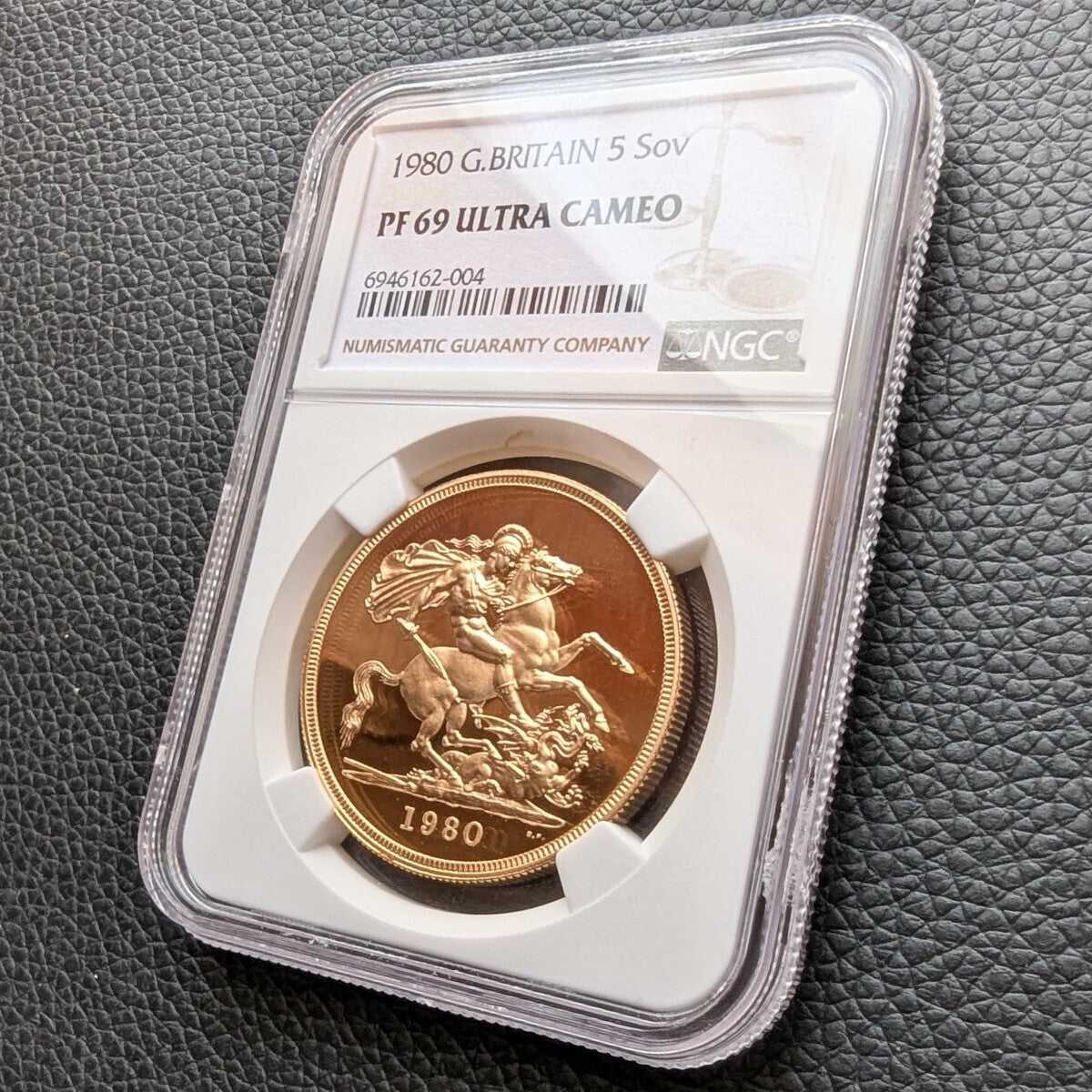 金貨 高鑑定 NGC PF69UC イギリス 1980年 ヤング エリザベス 5ソブリン 5ポンドプルーフ金貨 5Sov ロイヤルミント ゴ –  アンティーク奈良