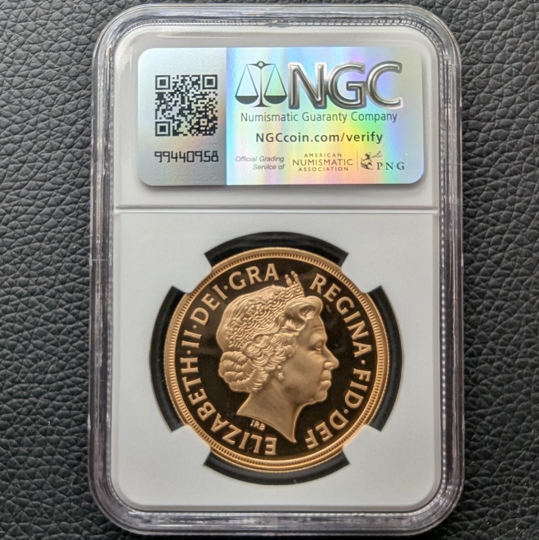 金貨 最高鑑定 NGC PF70UC イギリス 2008年 エリザベス女王 5ソブリン 5ポンドプルーフ金貨 5Sov 英国ロイヤルミント –  アンティーク奈良